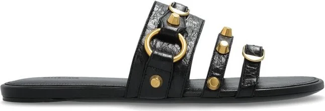 Balenciaga Stud Detailed Slip-On Sandals