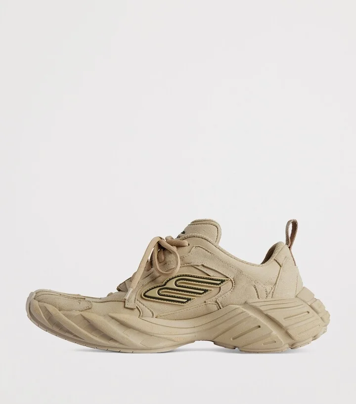 Balenciaga Suede Monday Sneakers - Image 4