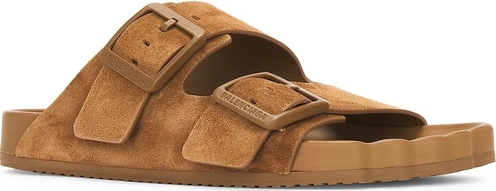 Balenciaga Sunday Sandal in Brown - Image 2