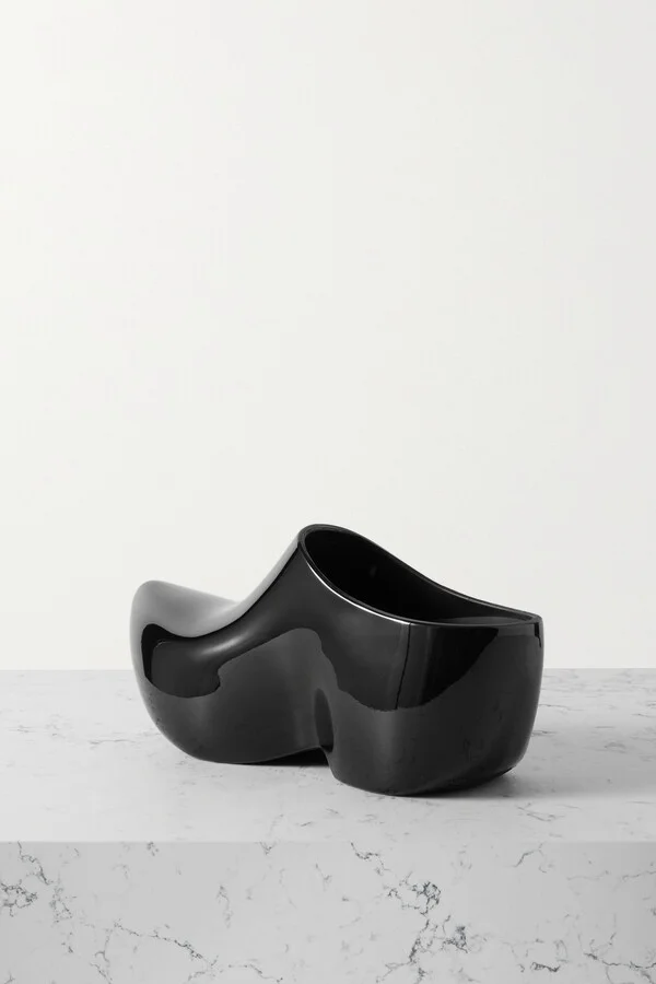 Balenciaga - Technoclog Rubber Mules - Black - Image 3