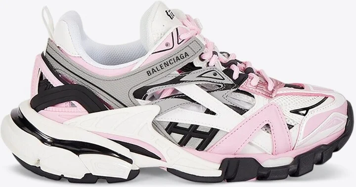 Balenciaga Track.2 Nylon and Mesh Sneakers