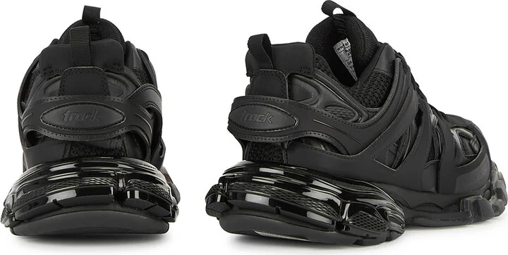 Balenciaga Track Black Panelled Mesh Sneakers - Image 3