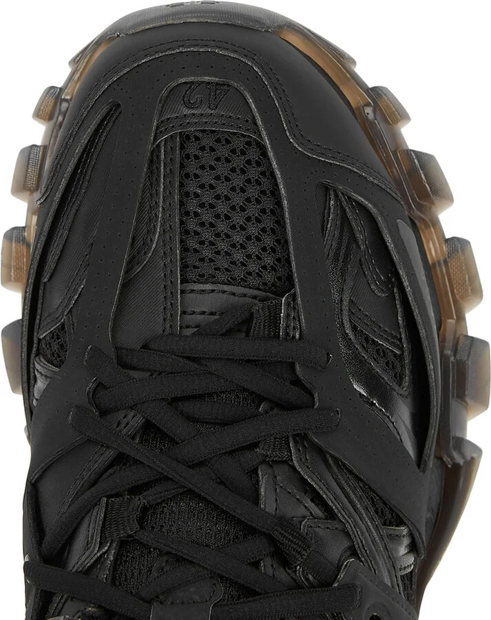Balenciaga Track Black Panelled Mesh Sneakers - Image 4