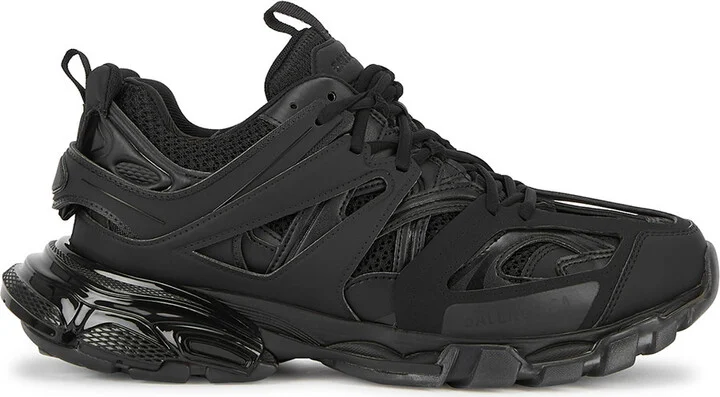 Balenciaga Track Black Panelled Mesh Sneakers