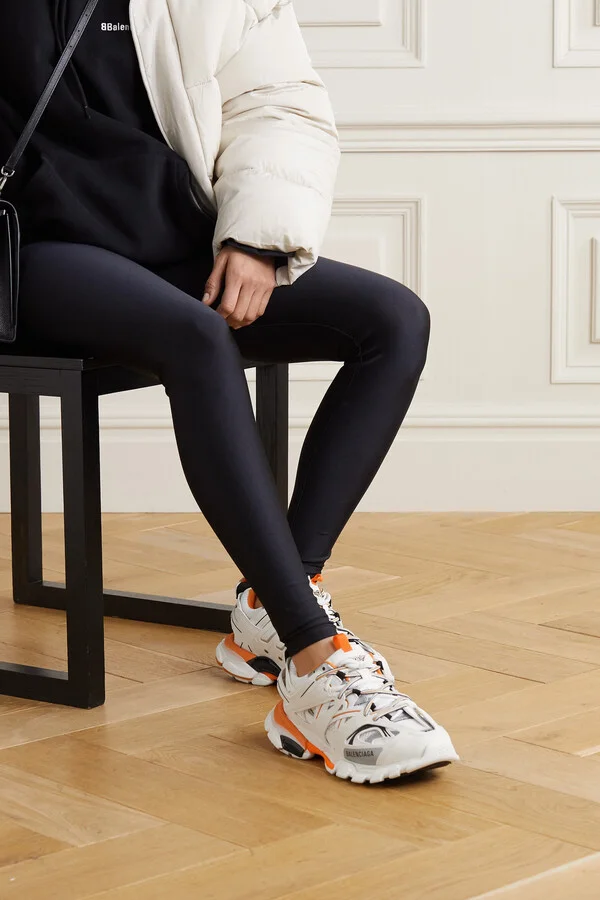 Balenciaga - Track Logo-detailed Mesh And Rubber Sneakers - White - Image 2