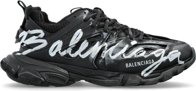 Balenciaga Track Signature Lace-Up Sneakers