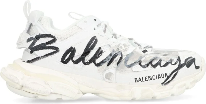 Balenciaga Track Signature Low-Top Sneakers - Image 2