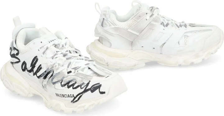 Balenciaga Track Signature Low-Top Sneakers - Image 3