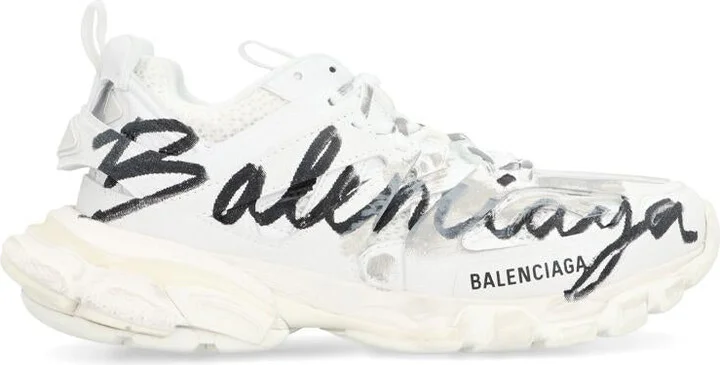 Balenciaga Track Signature Low-Top Sneakers