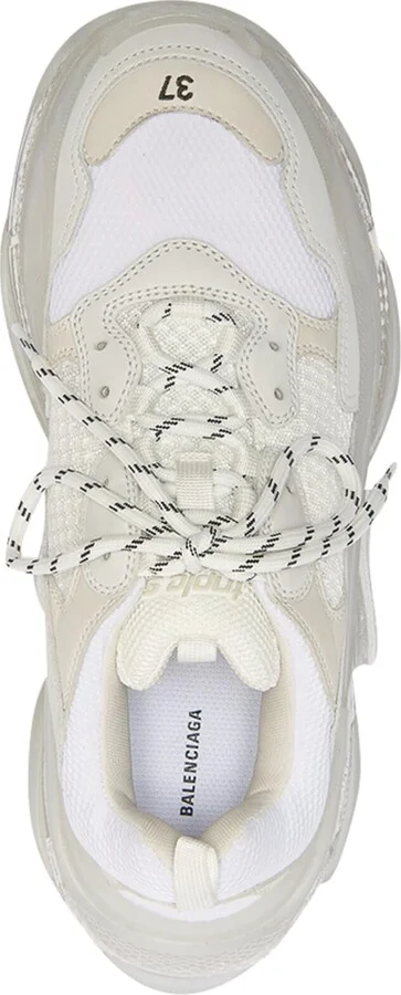Balenciaga Triple S Clear Sole Washed Sneakers - Image 4