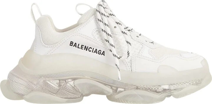 Balenciaga Triple S Clear Sole Washed Sneakers