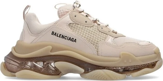 Balenciaga Triple S Lace-Up Chunky Sneakers