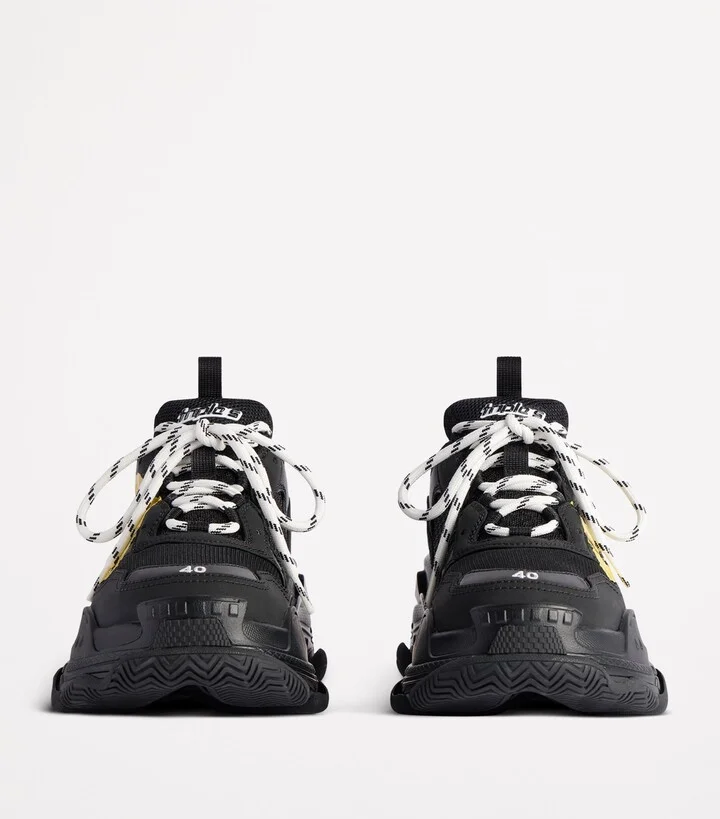 Balenciaga Triple S Tape Logo Sneakers - Image 4
