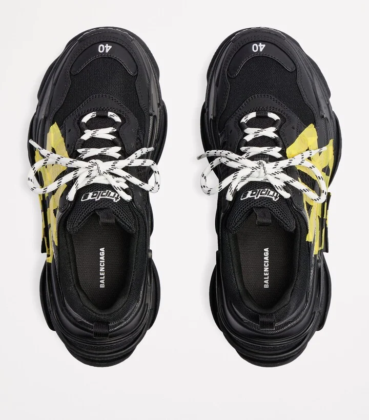 Balenciaga Triple S Tape Logo Sneakers - Image 6