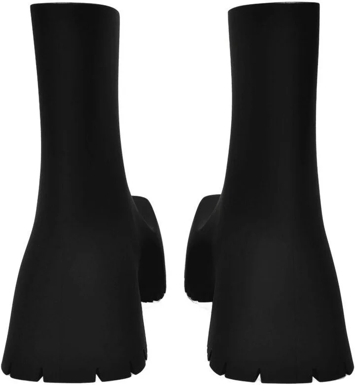 Balenciaga Trooper Rubb Ankle Boots - Image 3