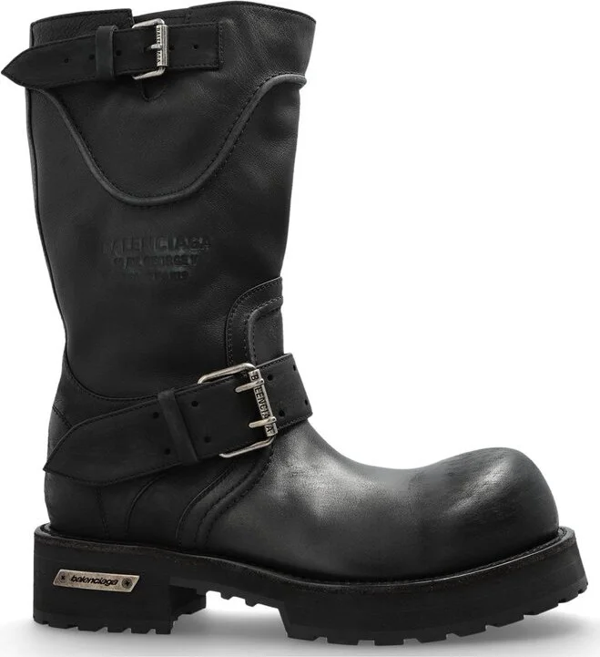Balenciaga Venom Buckle Derailed Boots