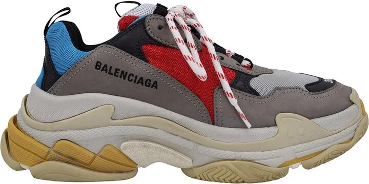 Balenciaga Women's Polyester Lego Triple S Sneaker (Authentic Pre-Loved)