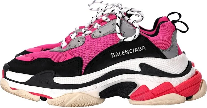 Balenciaga Women's Polyester Triple S Sneaker (Authentic Pre-Loved) - Image 2
