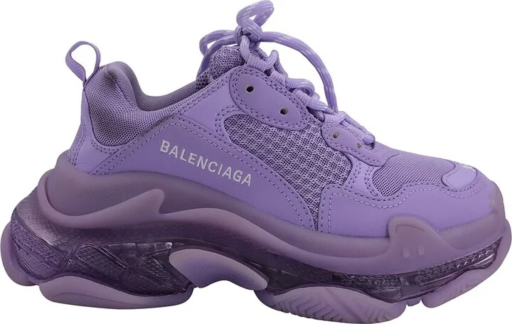 Balenciaga Women's Polyester Triple S Sneaker (Authentic Pre-Loved)