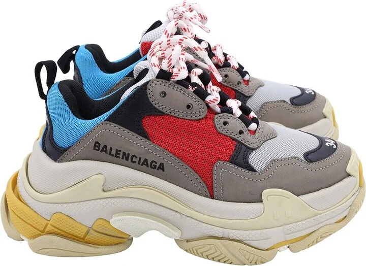 Balenciaga Women's Polyester Triple S Sneaker (Authentic Pre-Loved)