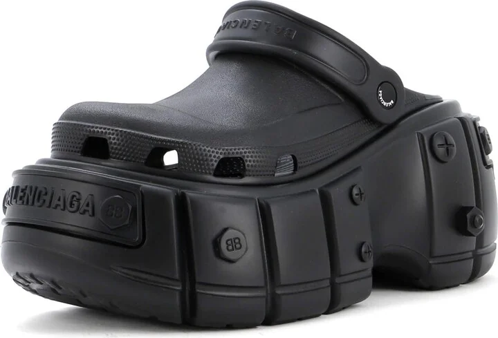 Balenciaga x Crocs Hardcrocs Platform Sandals Rubber