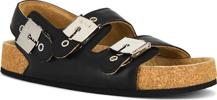 Balenciaga x Scholl Sandal in Black - Image 2