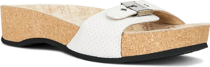 Balenciaga x Scholl Sandal in White - Image 2