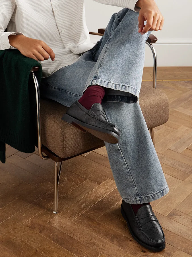 Balfron Flexi 001 Full-Grain Leather Penny Loafers - Image 2