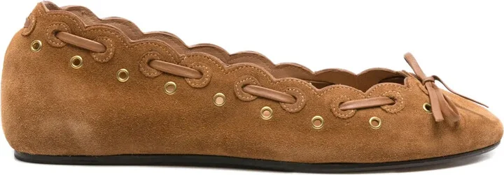 Balfy suede ballet flats