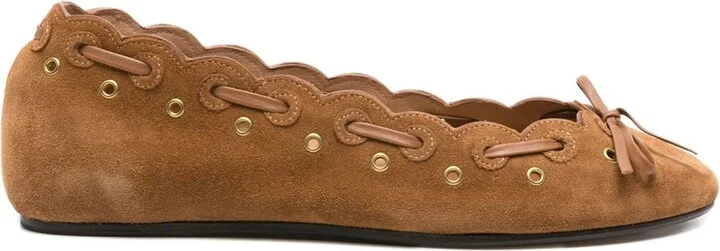 Balfy Suede Ballet Flats