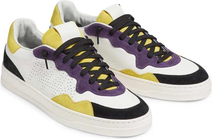 BLACK/ PURPLE/ YELLOW/ WHITE