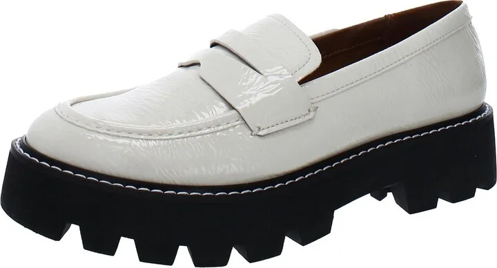 Balin Womens Padded Insole Lug Sole Loafers