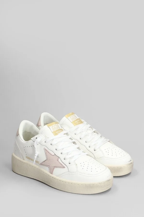 Ball Star 2 Sneakers In White Leather - Image 2
