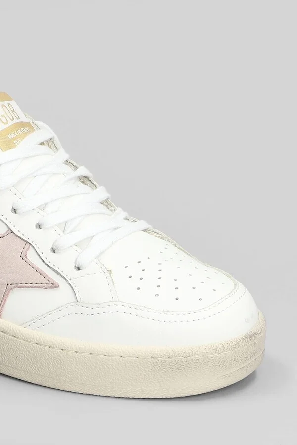 Ball Star 2 Sneakers In White Leather - Image 5