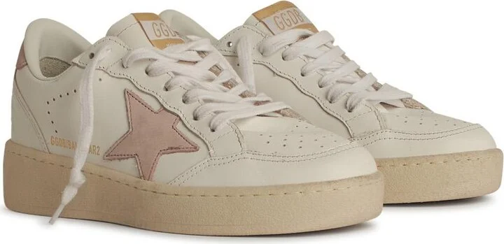 'ball Star 2' White Leather Sneakers - Image 2