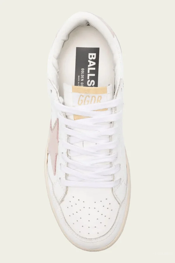 Ball-Star 2 White Pink Leather Sneaker - Image 4