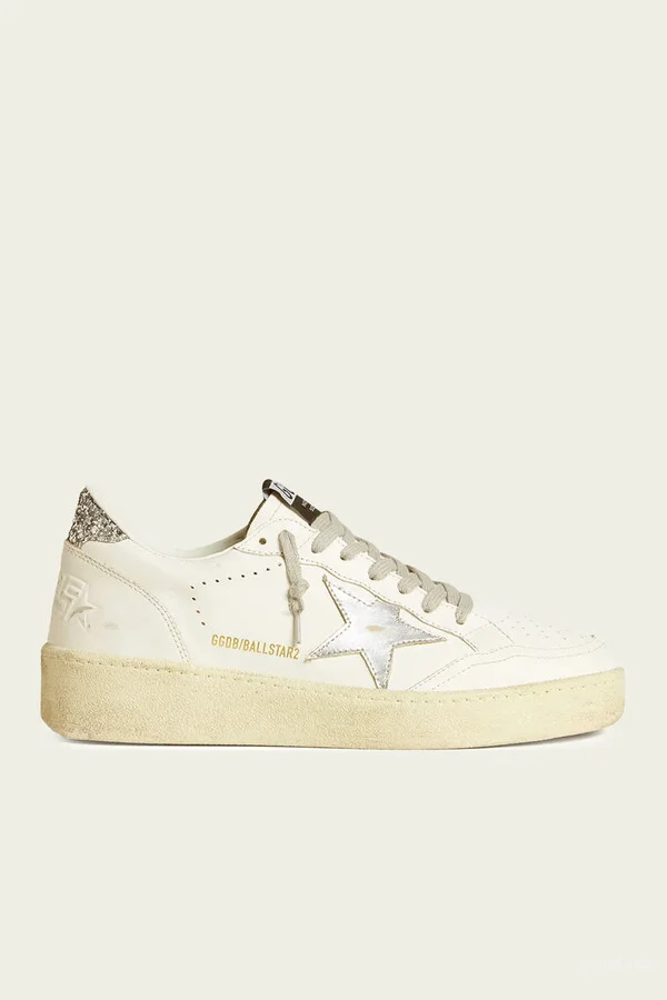 Ball-Star 2 White Silver Leather Sneaker
