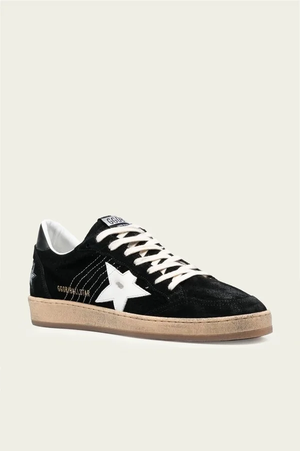 Ball-Star Black Suede Leather Men Sneaker - Image 2