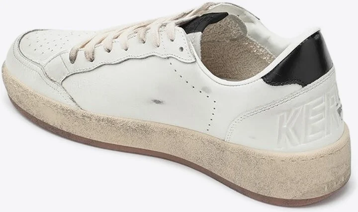 Ball Star Distressed Leather Sneakers - Image 2