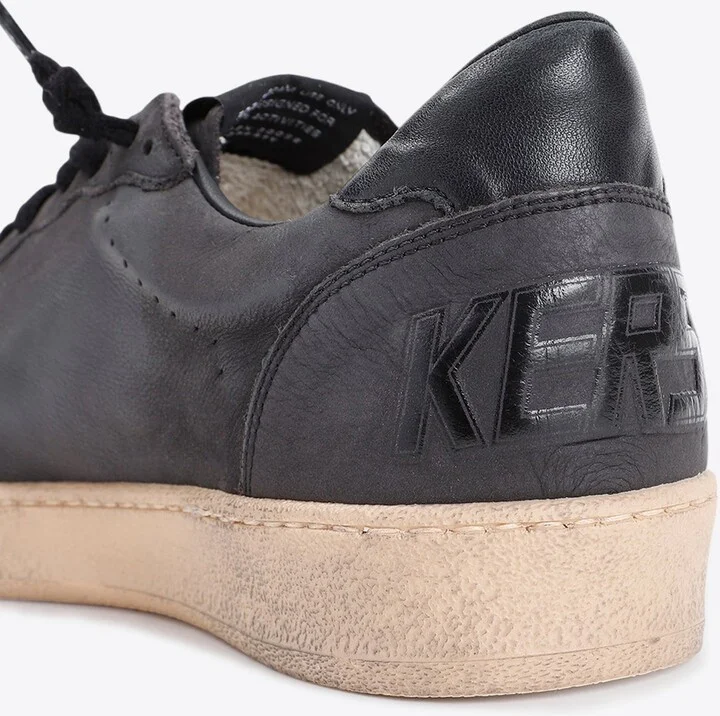 Ball Star Distressed Leather Sneakers - Image 3