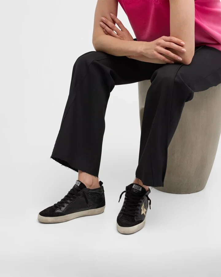 Ball Star Glitter Leather Low-Top Sneakers - Image 2