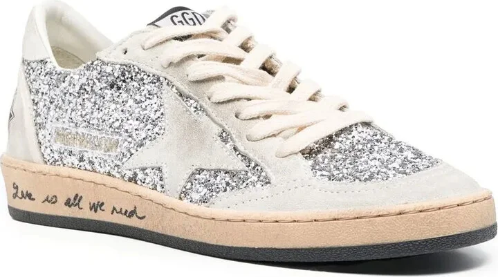 Ball-Star glitter low-top sneakers - Image 2