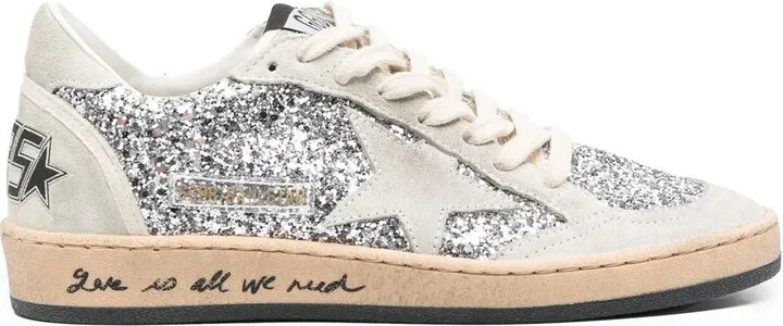 Ball-Star glitter low-top sneakers