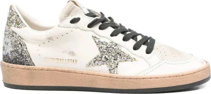 Ball Star glitter-star sneakers