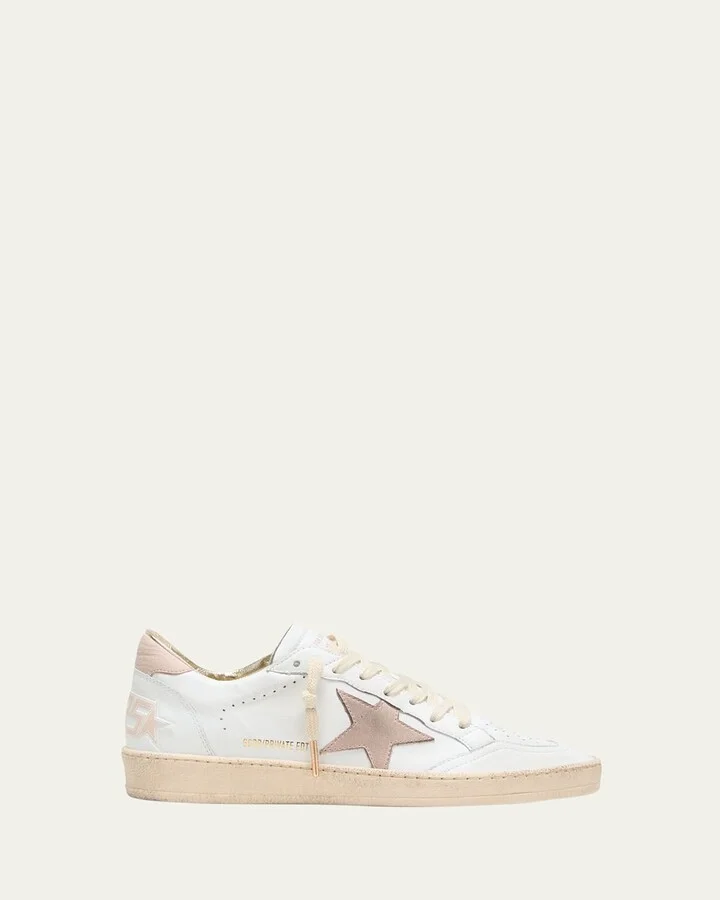 Ball Star Low-Top Leather Sneakers