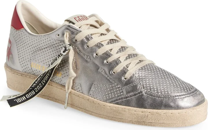 Ball Star Perforated Low Top Sneaker
