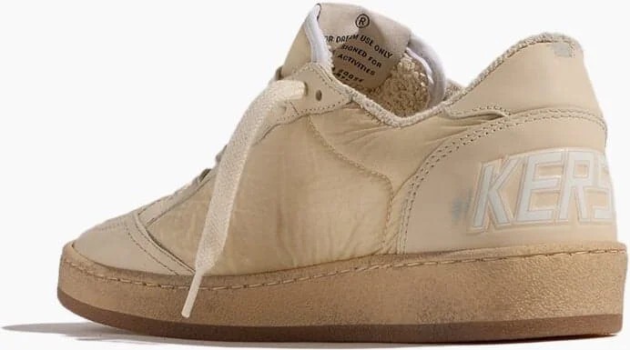 Ball Star Sneaker in White/Milk - Image 3