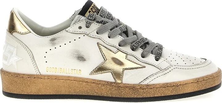 Ball Star Sneakers Gold