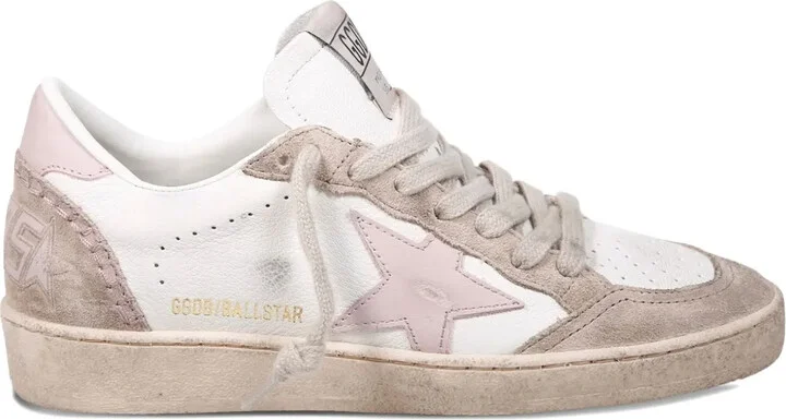 Ball Star suede-panel star sneakers