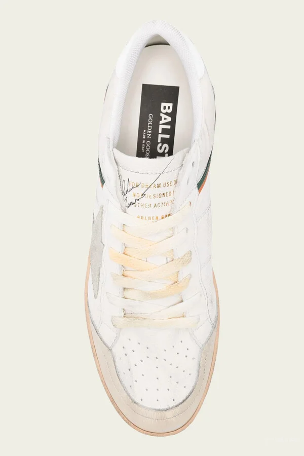 Ball-Star White Beige Men Leather Sneaker - Image 4